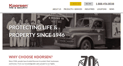 Desktop Screenshot of koorsen.com